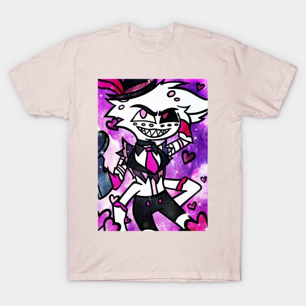 Hazbin Hotel - Angel Dust Finale T-Shirt by ScribbleSketchScoo